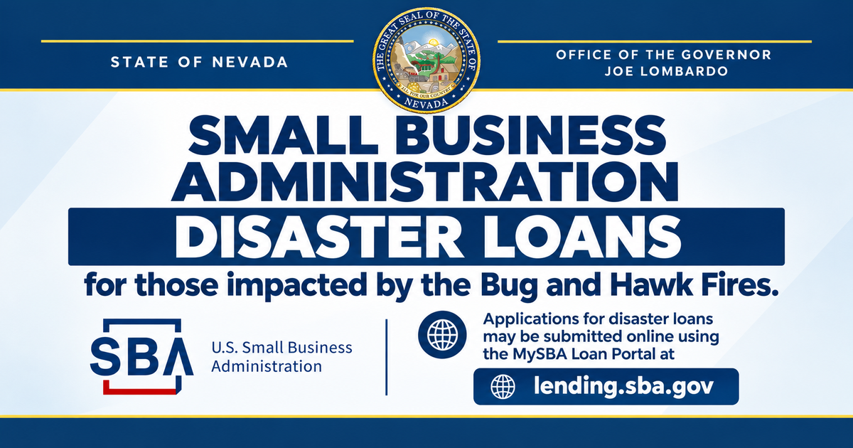 Bug and Hawk Fire Survivors May Now Apply for Small Business Administration Disaster Assistance Loans