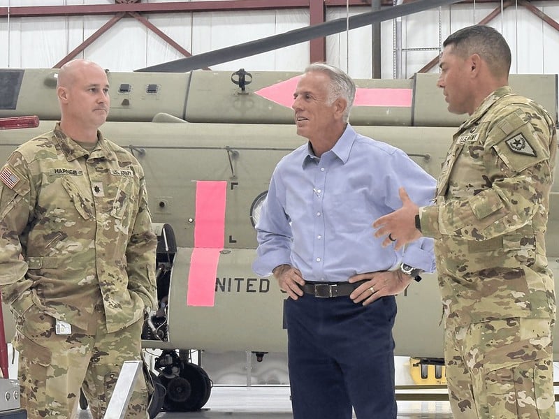Governor Lombardo meets with the Nevada National Guard